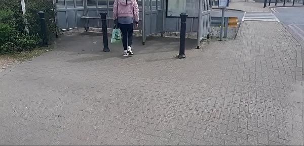 The father follows his daughter and films her to the bus station. When she gets home, she forces her to fuck with him.